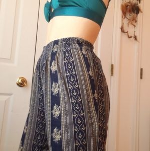 Baroque, flowy trousers